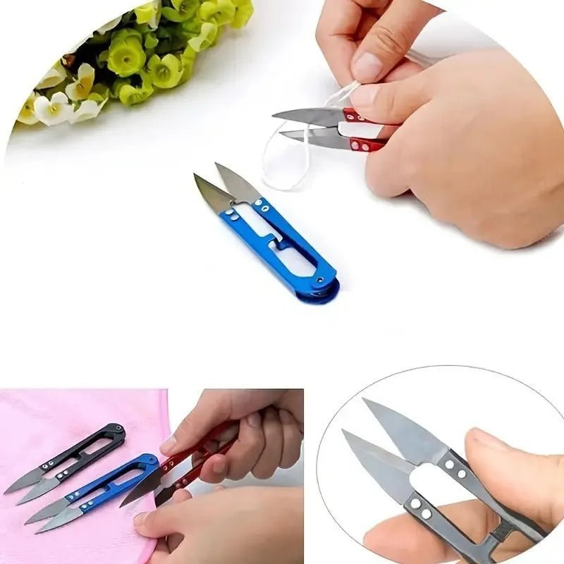 Pack De 3 Tijeras Corta Hilachas Para Costura Tejido Y Otros - Baúl de Ayün
