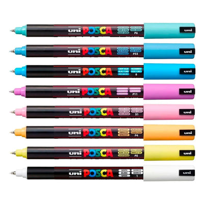 Set de marcadores POSCA 1MR – precisión para ilustración y detalles