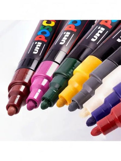 Marcadores POSCA 5M originales – tonos oscuros y pigmentados