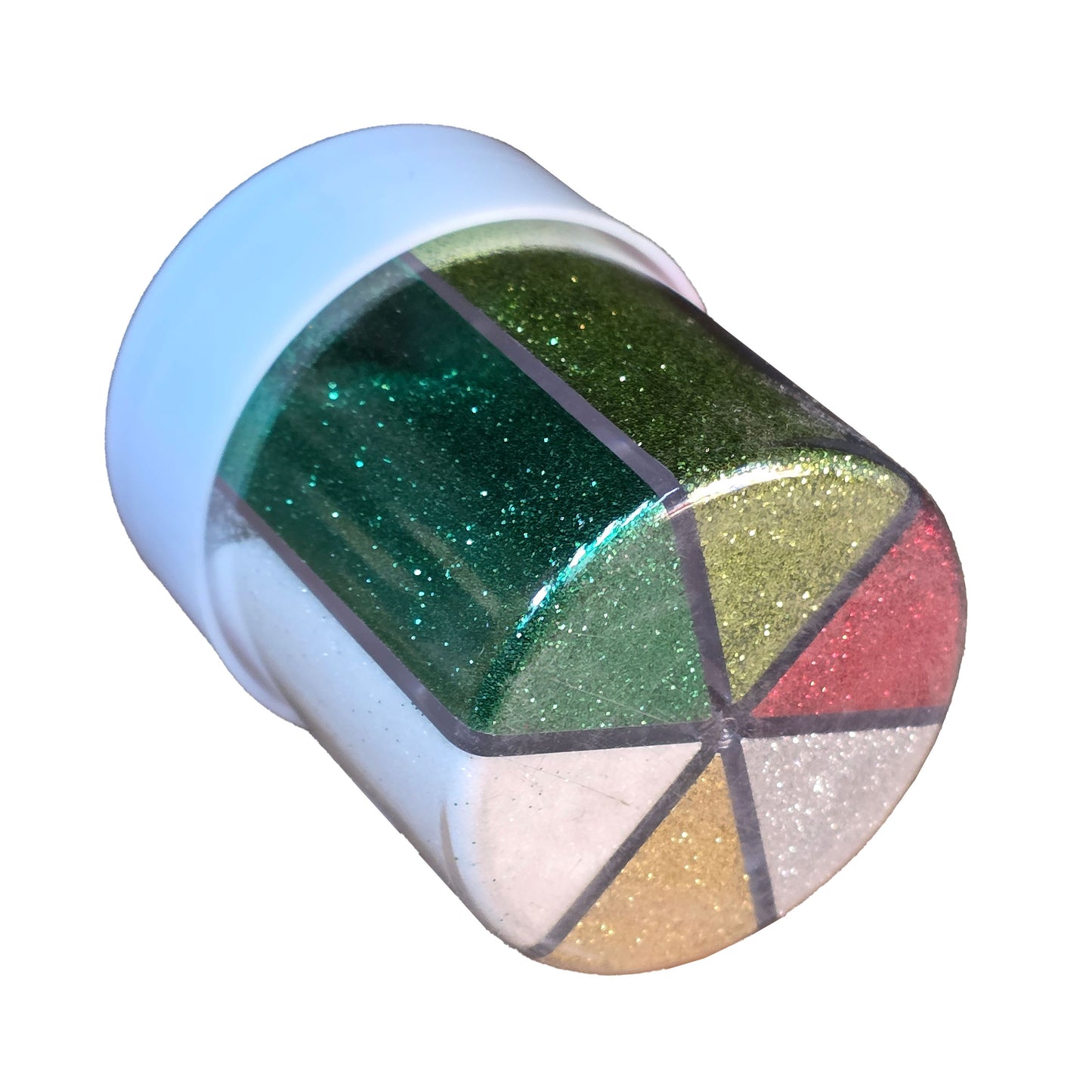 Set 2 Frascos De Escarcha Purpurina Brillantina