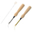 Pack 2 Agujas Mágicas Mango Madera 5mm + Enhebrador