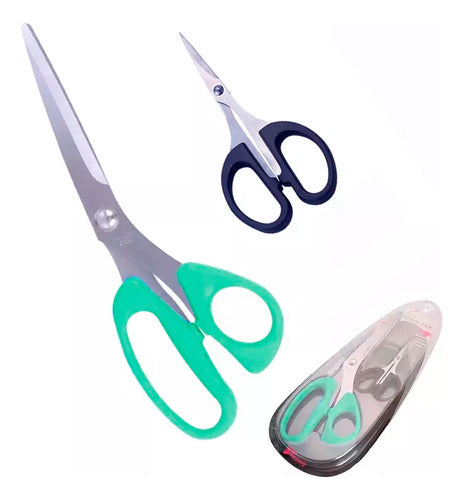 Set De Tijeras De Precisión Manualidades Costura 23 Y 10cm