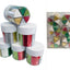 Set 6 Frascos Dosificador De Escarcha Purpurina Brillantina
