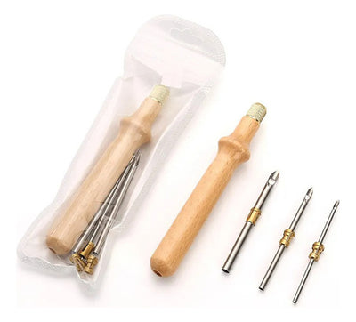 Set Aguja Mágica Intercambiable 3 Medidas Punch Needle