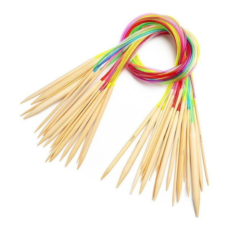 Set Palillos Circulares 18 Pares - 80 Cm Largo Total