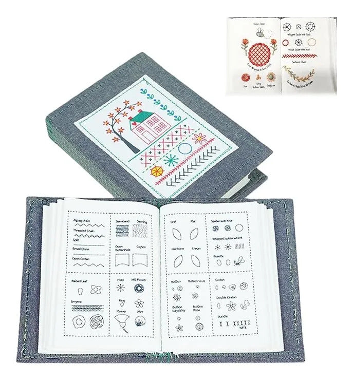 Libro De Bordado Con Diseños Para Practicar Y Aprender