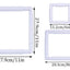 Set Bastidores Plasticos Para Bordado Skc 28x28 20x20 15x15