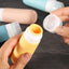 Set 4 Botellas De Viaje 90ml Silicona Contenedores Shampoo