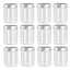Pack De 12 Frascos De Plástico Con Tapa Rosca 200ml
