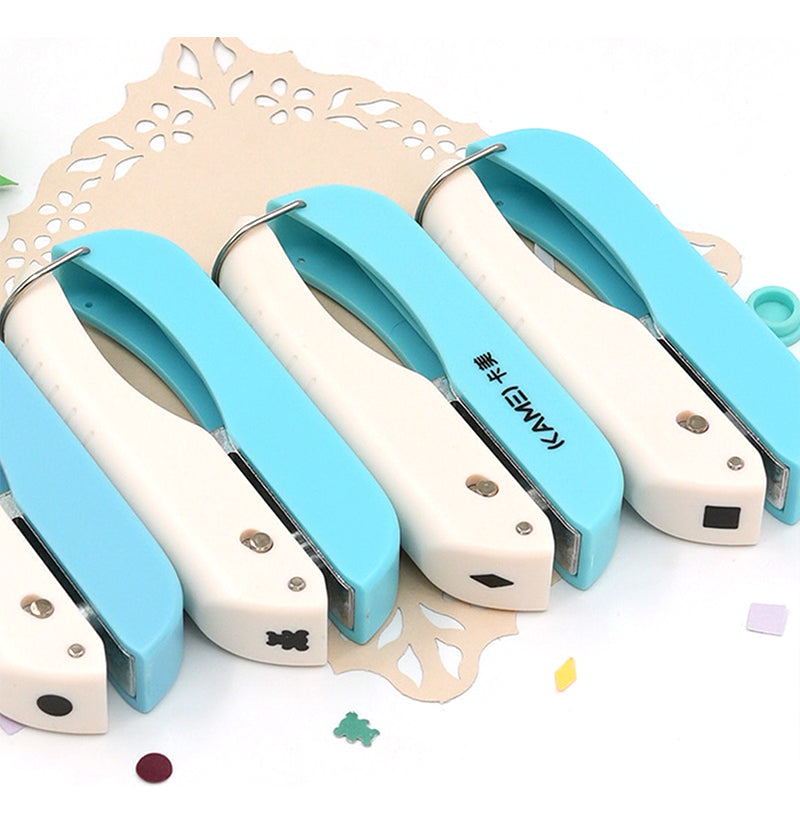 Set 6 Perforadoras Con Formas Para Papel Cartulina Kamei