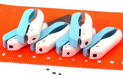 Set 6 Perforadoras Con Formas Para Papel Cartulina Kamei