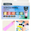 Set 6 Pinturas Acrílicas Colores Pasteles Macaron 35ml
