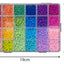 Set Mostacillón 4mm 24 Colores Para Pulseras Bisutería
