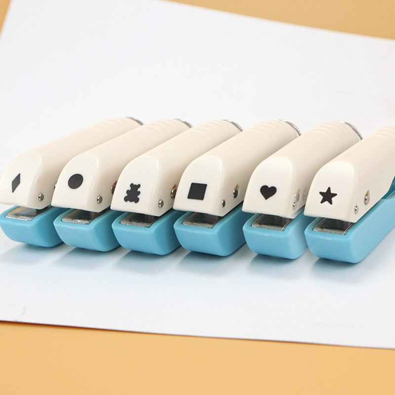 Set 6 Perforadoras Con Formas Para Papel Cartulina Kamei