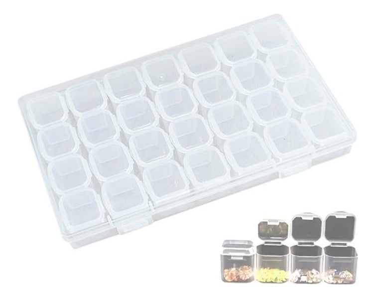 Caja Organizadora Diamond Painting Diy 28 Compartimentos