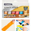 Set 6 Pinturas Acrílicas Colores Metalicos 35ml