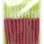 Set 10 Crochet Mango De Silicona Color Rojo 0.6 A 2.75mm