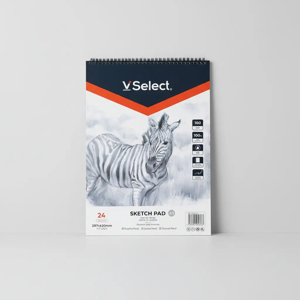 Block De Dibujo A3 160g 24 Hojas Papel Sketch
