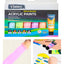Set 6 Pinturas Acrílicas Colores Brilla En La Oscuridad 35ml