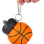 Botella De Silicona Plegable 500ml Forma Pelota Basquetbol