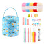 Set completo de lanas y accesorios en estuche