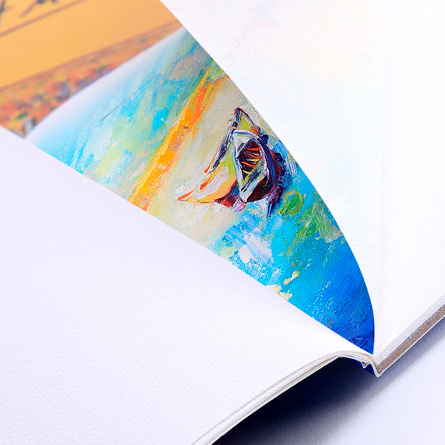 Block Para Dibujo Papel Con Textura Canvas A2 320gr 10 Hojas