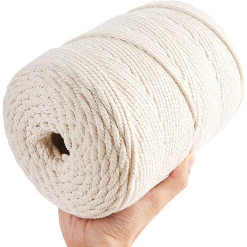 Cordón Algodón Torcido 5mm 200 Metros Para Macramé - Baúl de Ayün