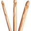 Ganchillos de madera jumbo – set de 3 tamaños grandes