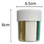 Set 2 Frascos De Escarcha Purpurina Brillantina