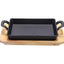 Fuente De Hierro Fundido + Base De Madera