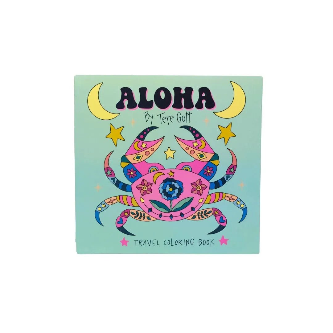 Libro para colorear ALOHA NEW EDITION de Tere Gott - Baúl de Ayün