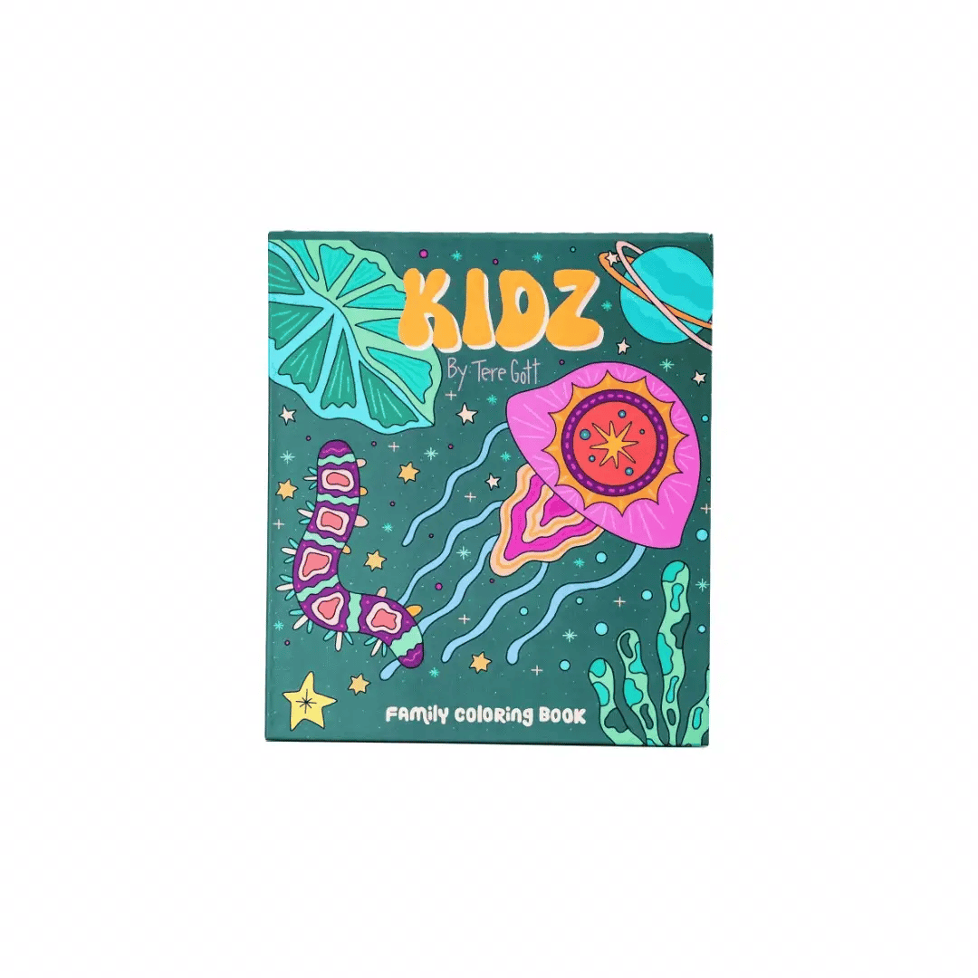 Libro para colorear KIDZ de Tere Gott - Baúl de Ayün