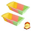 Pack 2 Moldes De Silicona Tricolor Para Queque - Baúl de Ayün