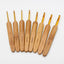 Set De 8 Crochet Bambu Punta Dorada (2.5mm A 6mm) - Baúl de Ayün