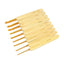 Set De 8 Crochet Bambu Punta Dorada (2.5mm A 6mm) - Baúl de Ayün